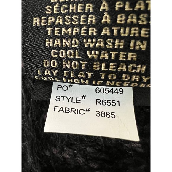 Renuar Womans Open Front Cardigan Duster Blush Black Scroll Print size Small - Picture 13 of 13